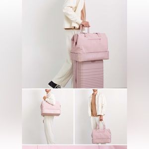 Beis weekender in atlas pink
